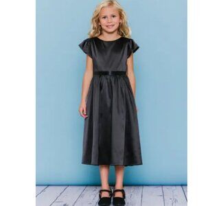 Rosebud Flower Girl Style 5143 Size 6 in Black